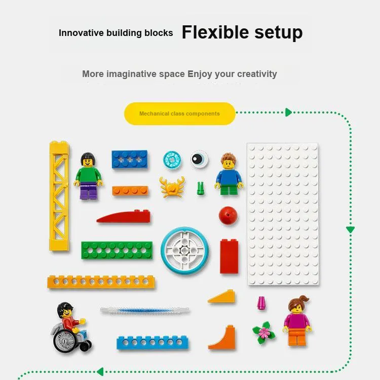 LEGO Education Collection SPIKE STEM Basic Set Building Blocks 301 600pcs 45345+2000471-2