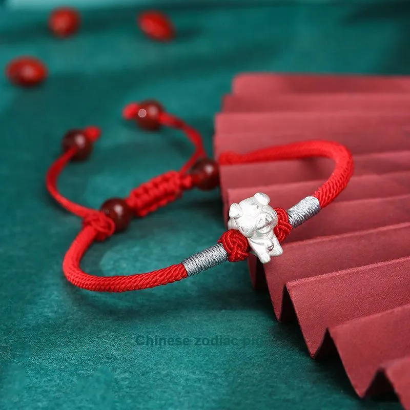 Nine Music 999 Fine Silver Hand Rope Unisex-81
