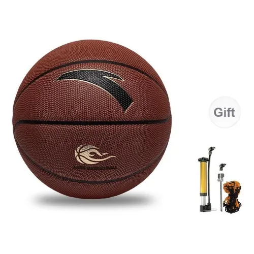 Anta Palm Wind PU Basketball Brown Red Size 7 Ball Street Training Competition Unisex