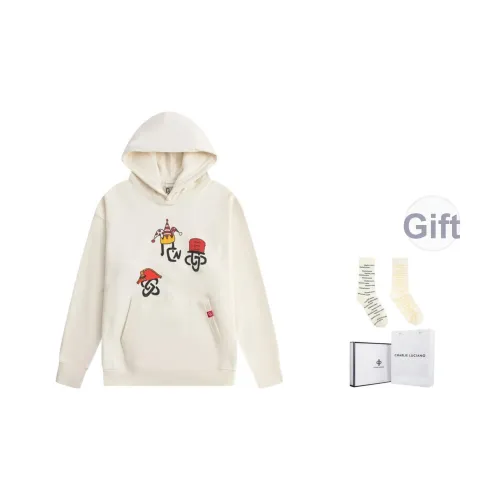 Charlie Luciano x HUTAOJIAZI LIANMINGKUAN Свитшот Унисекс Белый