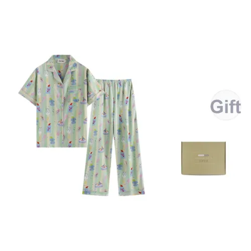 Wabi Town Pajama Подарочная коробка Женские Зеленый