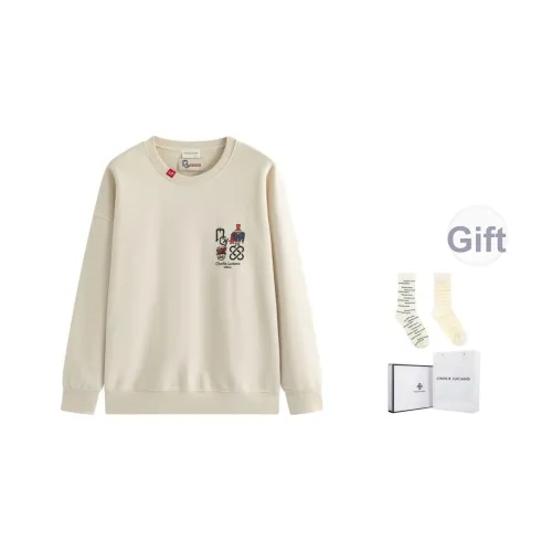 Charlie Luciano x Hu Tao Clips Свитшот Унисекс Белый