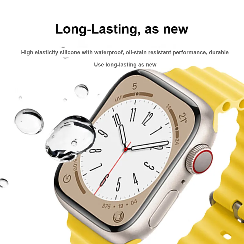 Fly Apple Compatibility Watch Band Silicone Material-19