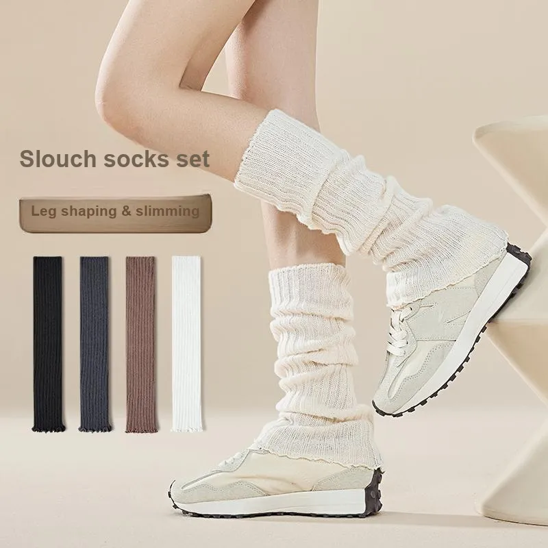 Top Melon Knee High Socks Women's Combo Set-13