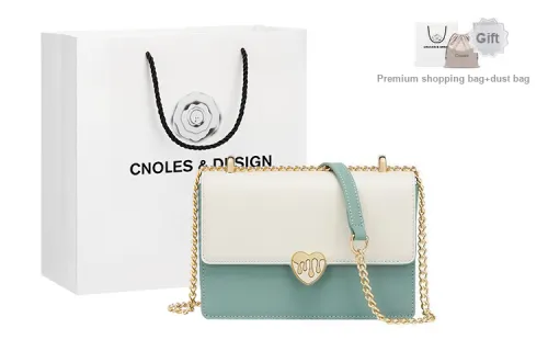 CNOLES Crossbody Bags Off White With Green