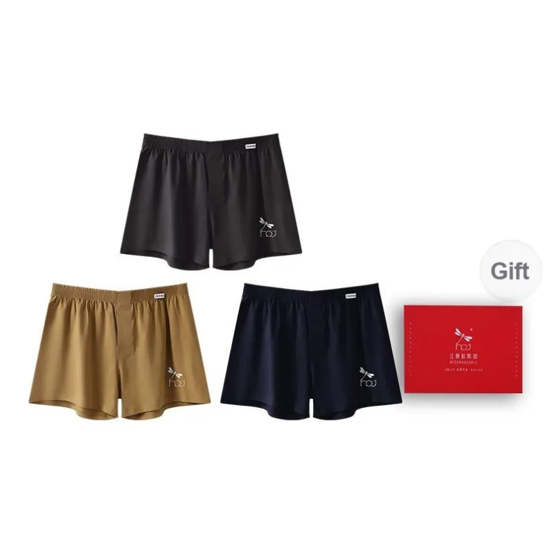 RED DRAGONFLY Cotton Panties Men's Combination Gift Box Set-23