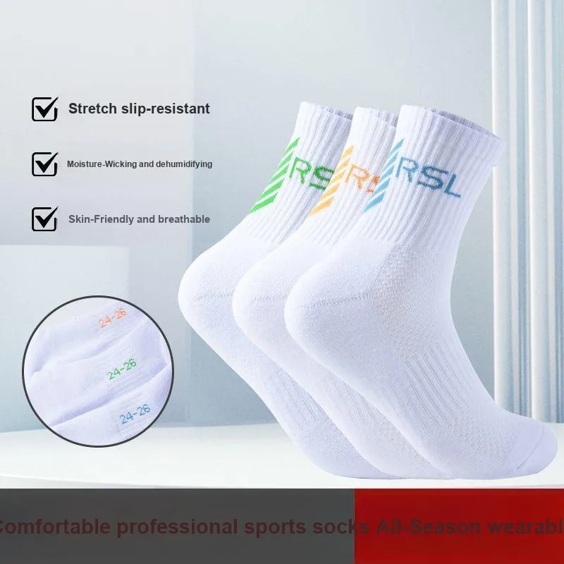 RSL Mid Calf Socks Unisex Combo Set-7