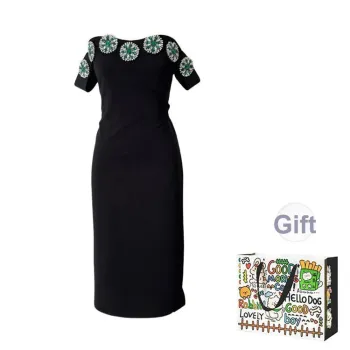 PZHK Sleeveless Dresses Women's Black Dress Shopping Bag