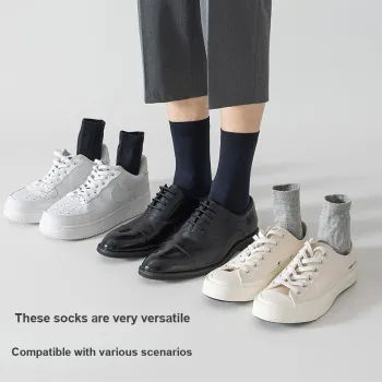 MIIOW Mid-Calf Socks Men's Box Of 3 Pairs