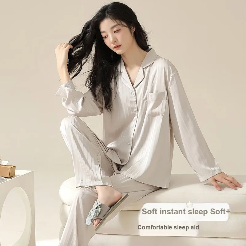 MIIOW Cool One Summer Series Pajama Set Women's Light Gray-2