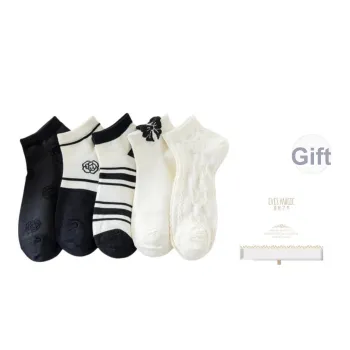 XIA.WA.ZHI.XIU Ankle Socks Women's Box 5 Pack