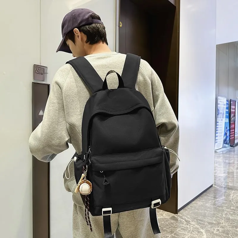 GOBLIN SHARKS 1759 Nylon Backpack Regular Unisex Red/Black/White/Khaki/Gray-6