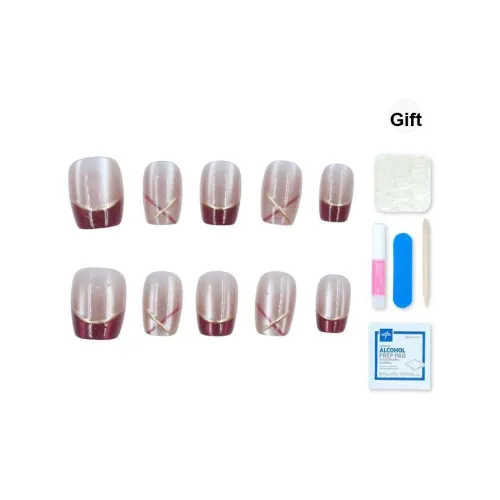 MAXFINE Балетки False Nail Короткий Квадрат 14mm 10 шт Набор