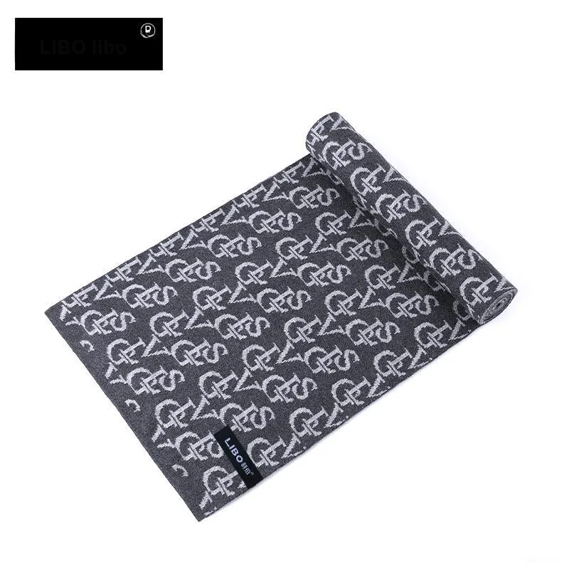 LIBO Cotton Knit Scarves Unisex-2