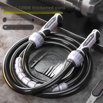 Happy Wanjia Weighted Jump Rope Aerobic Fat Reduction Unisex 2.8m Physical Fitness Training