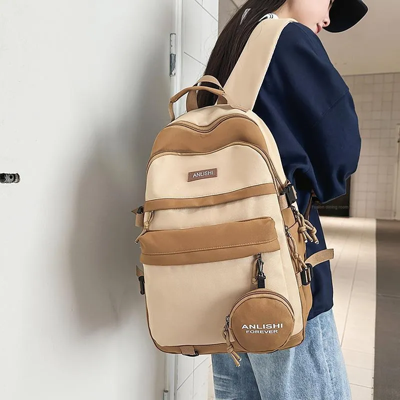 Yalu Nylon Backpack Unisex Multicolor-18