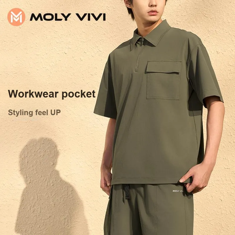 MOLY VIVI Summer Polo Shirt Men's-2