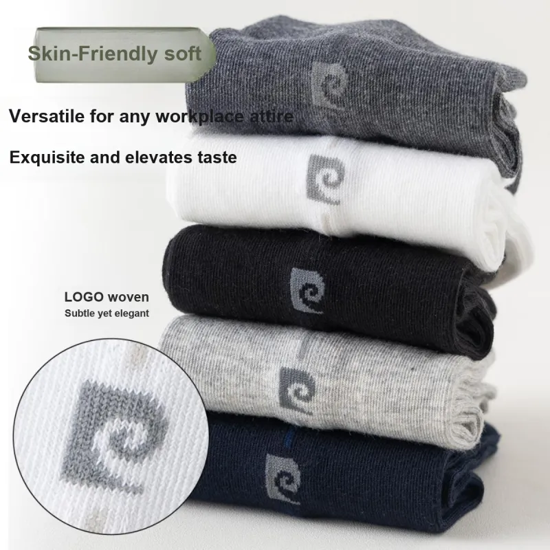 PIERRE CARDIN Mid Calf Socks Men's Box 5 Pack-5