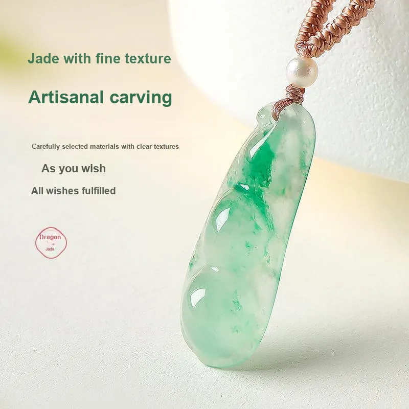 YINXIANGMOU African Emerald Necklaces Unisex-2