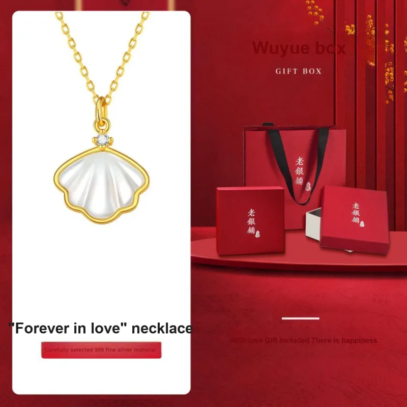 Wylyp 999 Fine Silver Necklaces Women's-14