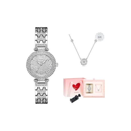 MELSMAO Минималистский стиль Универсальный Кварцевый механизм Сплав Ремешок Часы Женские часы Белый циферблат