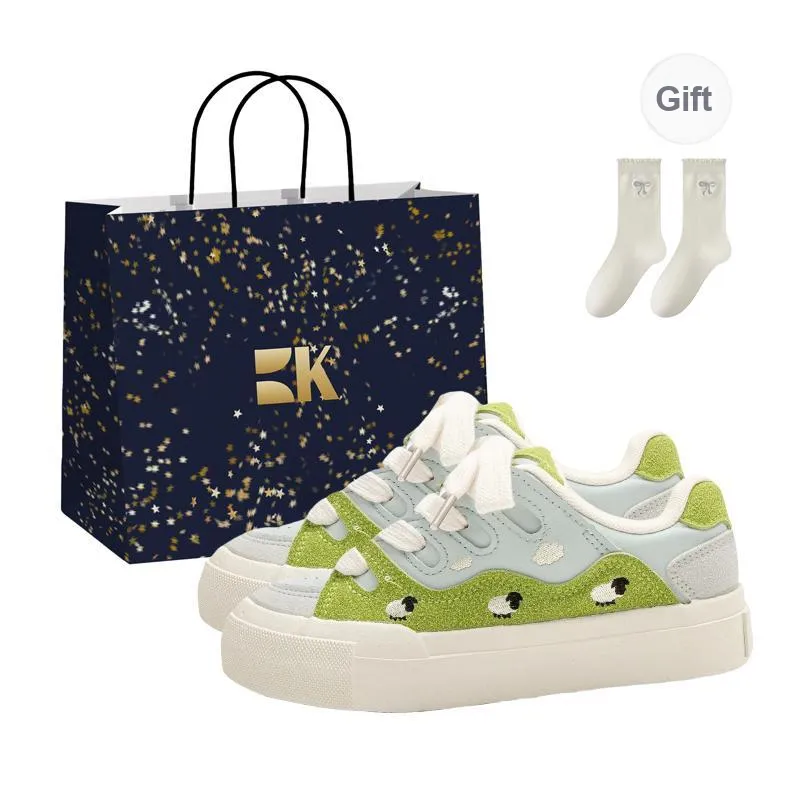 Boldi Kuki Anti Slip Wear Resistant Low Top Skateboard Shoes Women's Shopping Bag-2