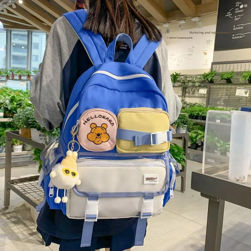 Wolfhorse Nylon Backpack Unisex Multicolor-9