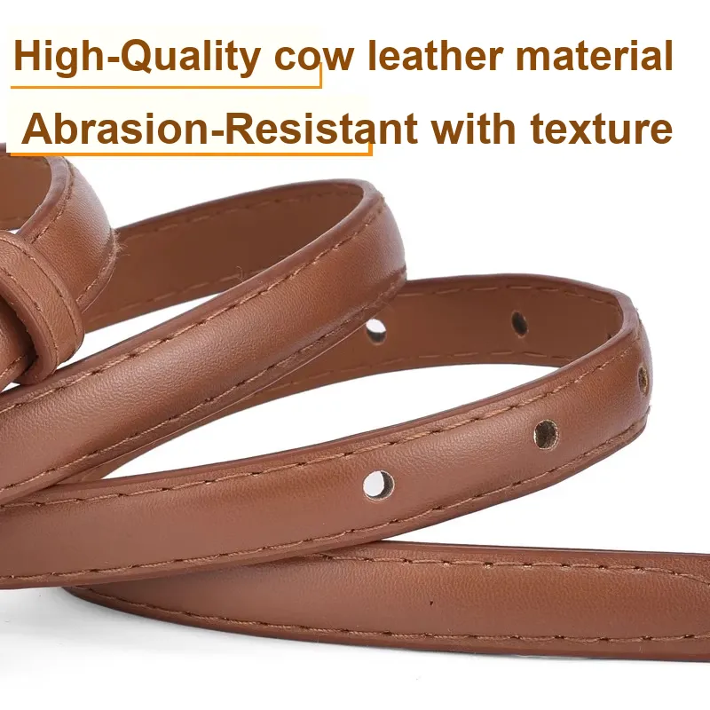 TUCANO Split Cow Leather Leather Belts Women's 1.4cm-4