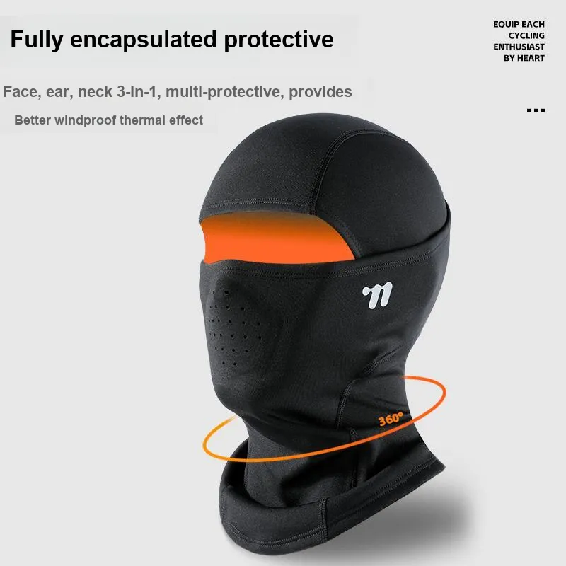 WEST BIKING Riding Equipment Pullover Mask Outdoor Unisex Polyester, Elastane Black-1