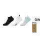 [3 Pack]Black/White/Light Blue (Women's)