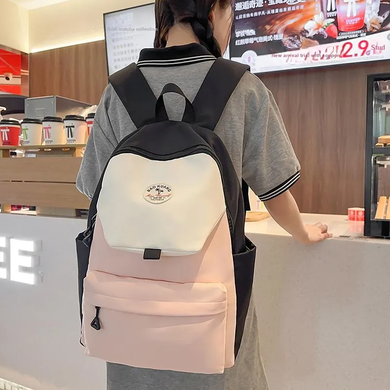 GEERDUN Nylon Backpack Unisex Multicolor-7