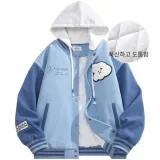 라이트 블루 푸퍼 재킷