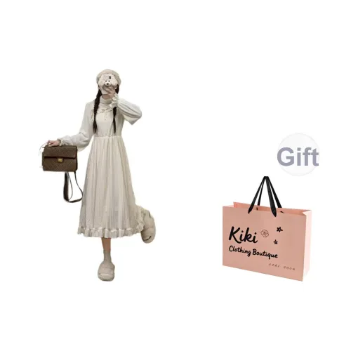 Kiki Clothing Boutique Длинное платье с длинными рукавами женское