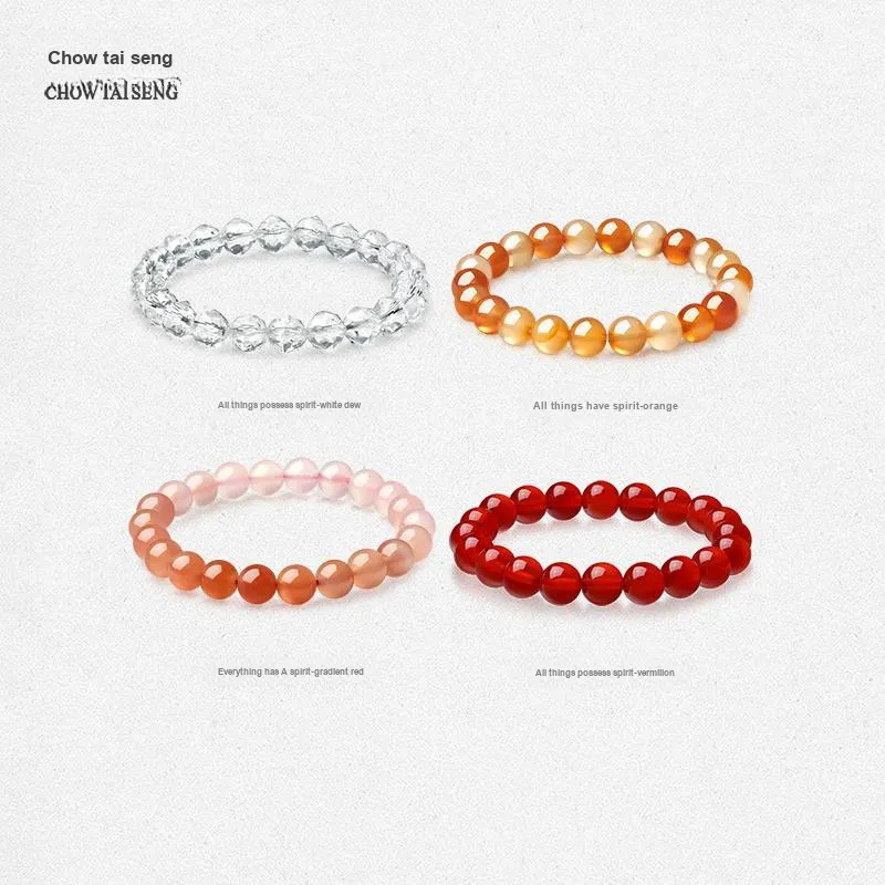 CHOW TAI SENG Agate Bracelets Women's-2