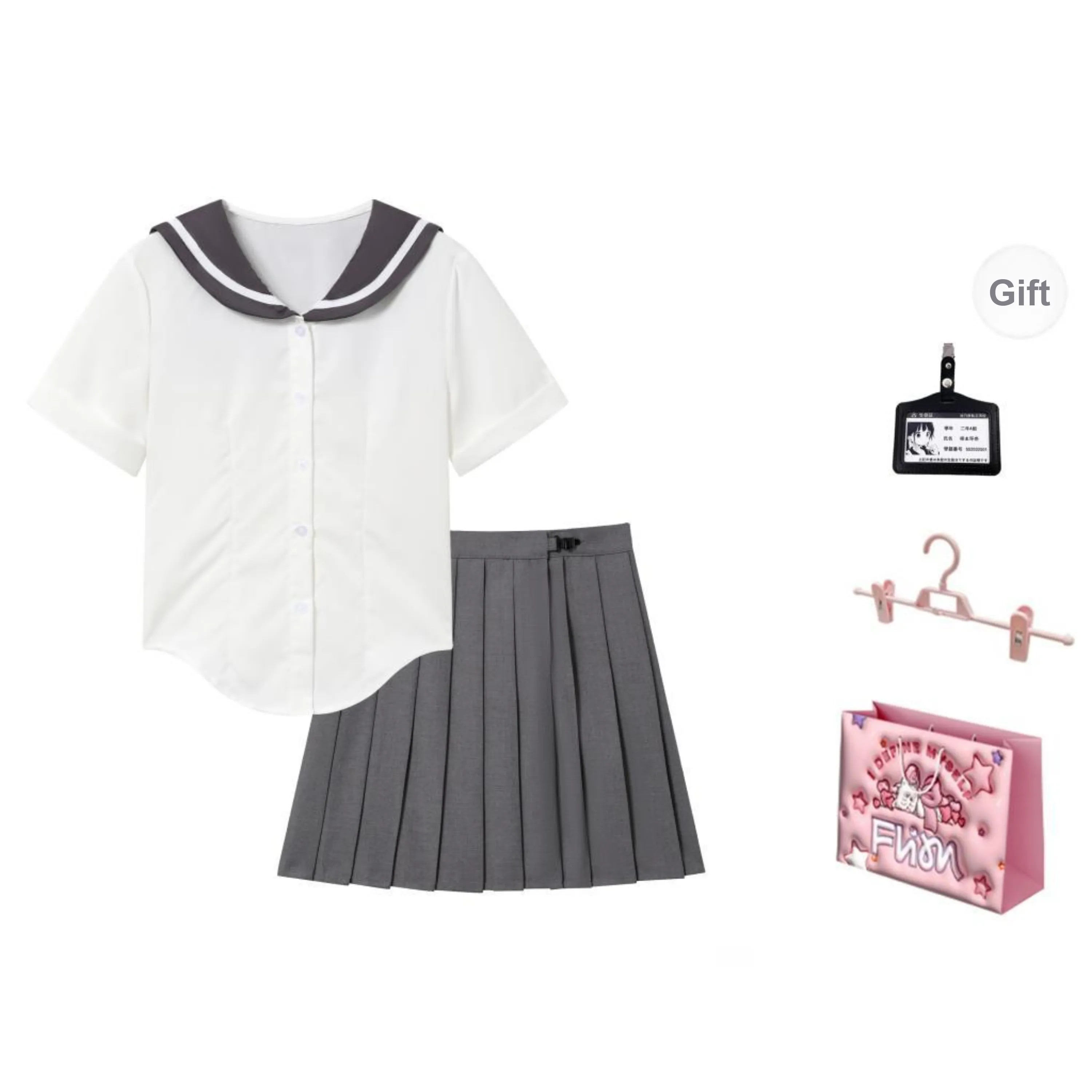 FLIM Uniforms Women's White Set Includes Small Item