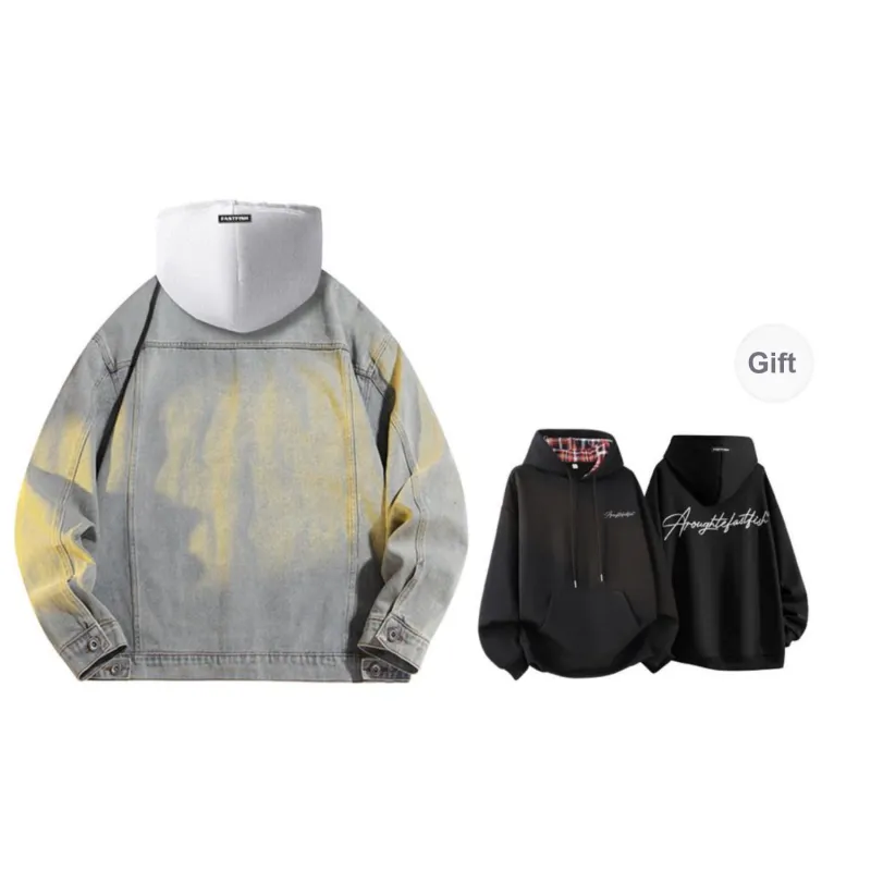 FASTFISH Denim Jackets Unisex-22