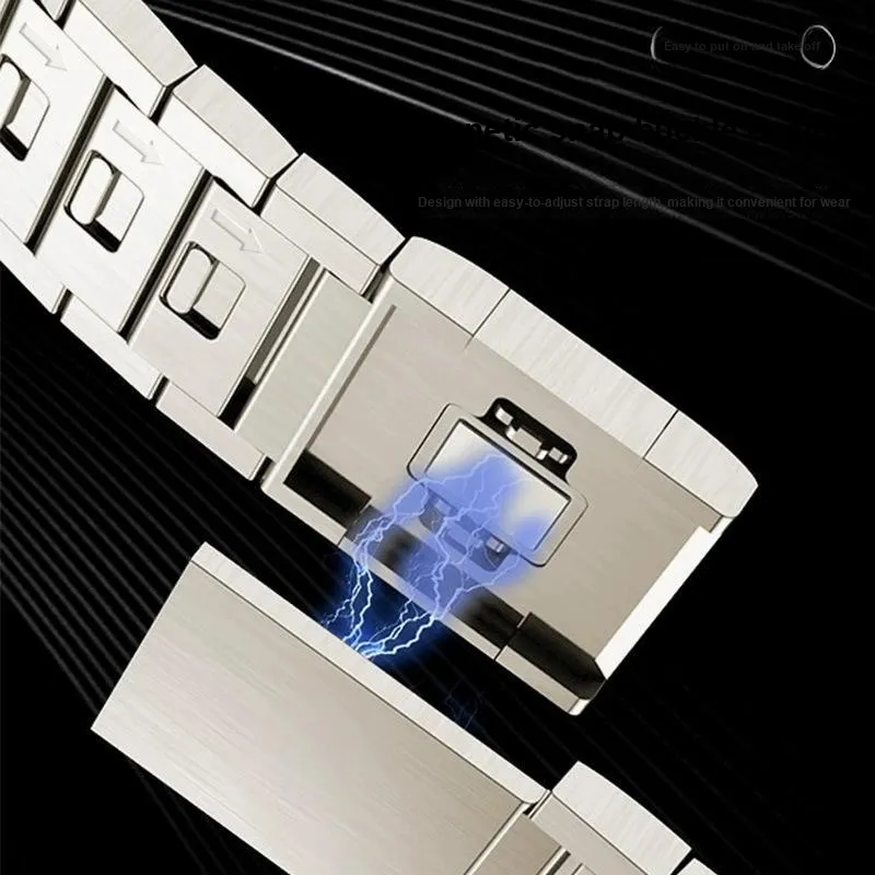 MSSM Watch Band Apple Compatibility Stainless Steel Material-4