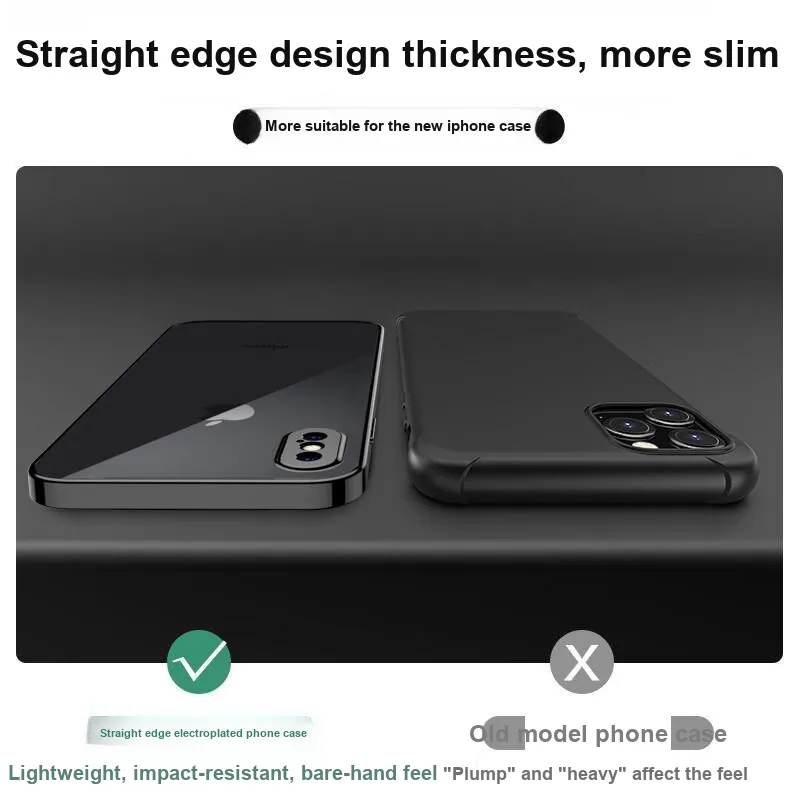 Cuttlefish Grid TPU Material Anti Fingerprint Impact Resistant Phone Cases Compatible With Apple X Minimalist-5