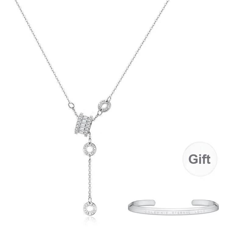 Colev Kie S925 Silver Necklaces Women's-0