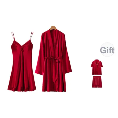 POLIXIAOJIE Интимная Пара Пижама Короткий рукав Шорты Подарочный набор Коробка Унисекс Пижамные комплекты