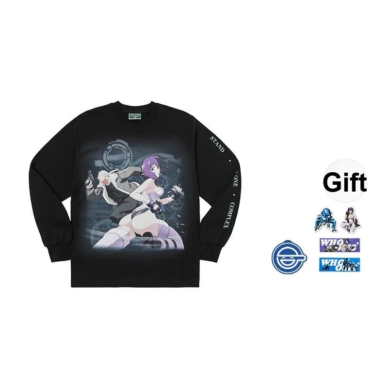 WHOOSIS X Ghost in The Shell, Collaboration Унисекс Футболки