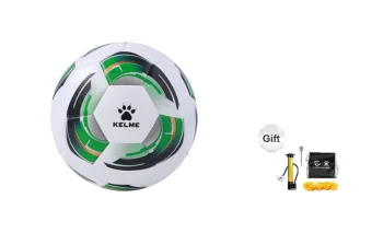 KELME Size 4 Ball No. 5 Soccer PU Seamless Thermal bonding Unisex White Green