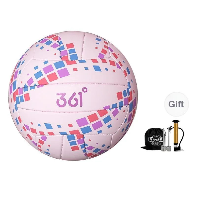 361° PVC Size 5 Volleyball Unisex Pink-0