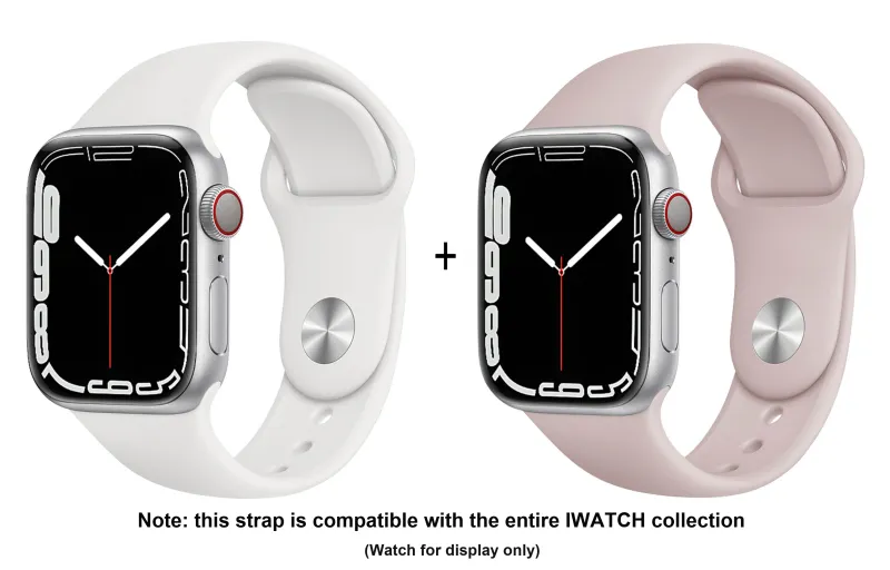 ZHISHENG Apple Compatibility Watch Band 38/40/41 All Silicone Material-6