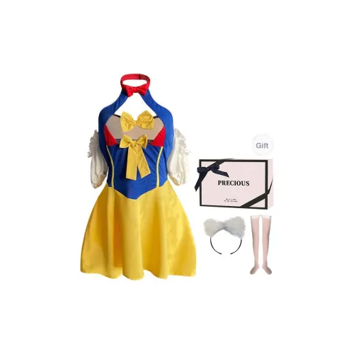 TLXT Цвет изображения + Белый Чулки + Головной убор + [Сексуальная Лингерия] Женские Ночные сорочки