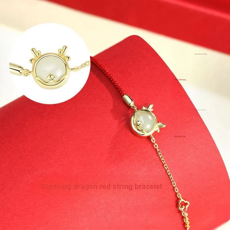 Long Fu Hetian Jade Bracelets White Jade/Pale Greenish White Jade Women's-1