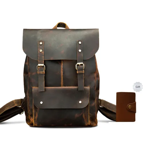 Simple & Nature Backpacks Dark Brown