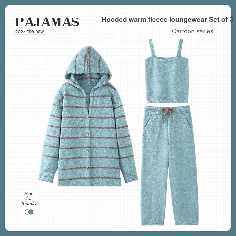 O'MESIK Pajama Set Women's Blue-1