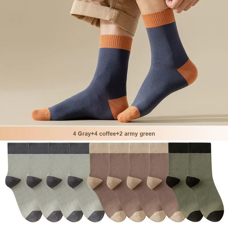 Lan Miao Mid Calf Socks Men's 10 Pack-9