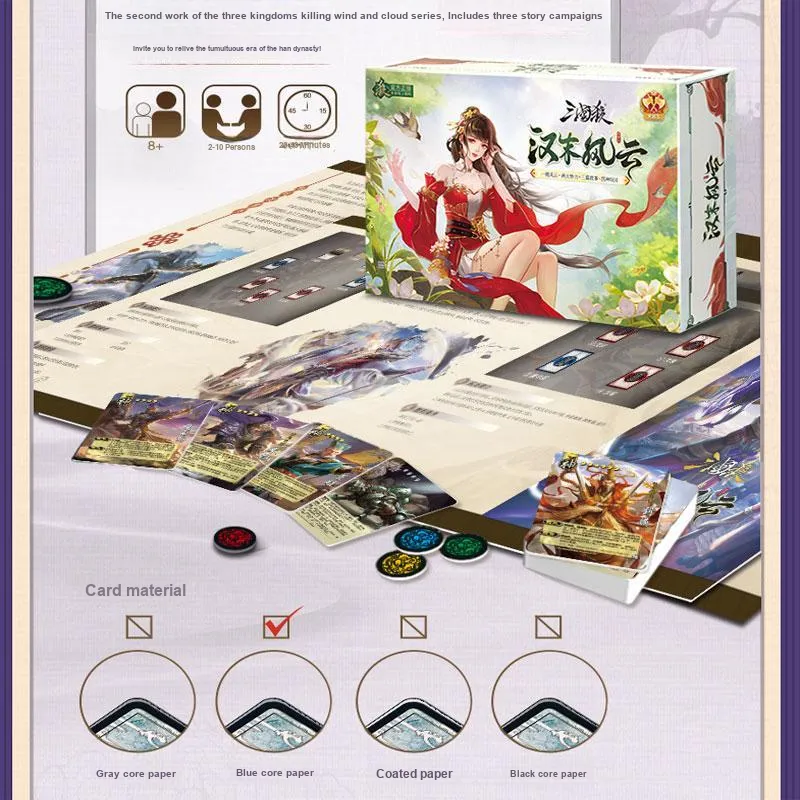 Miao Ji Legends Of The Three Kingdoms Card Campaign Mode Of The Struggle At The End Of The Han Dynasty Board Games-3